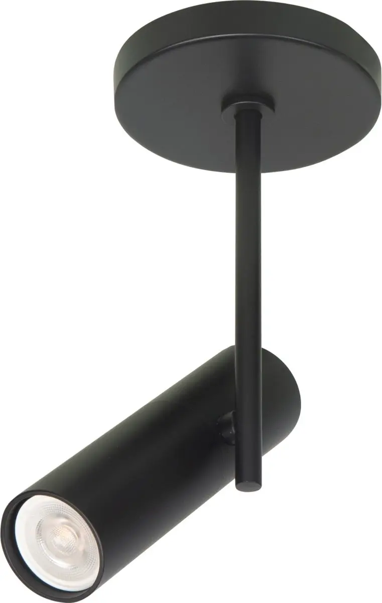 Highlight Spot Trend Mini GU10 Opbouwspot - Zwart - Ø10cm