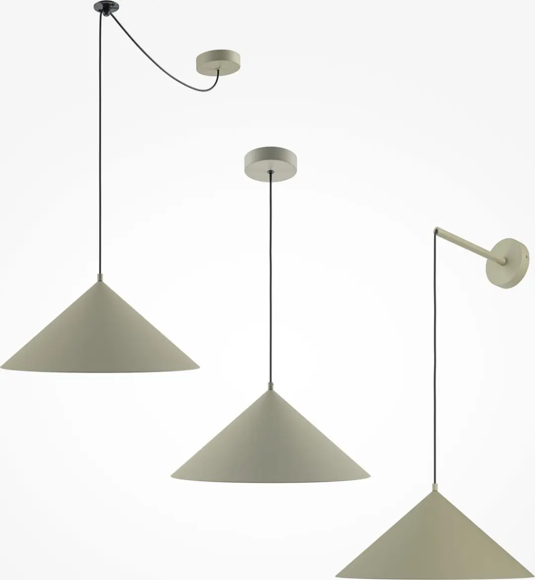 Maytoni Basic Colors Hanglamp - Grijs Ø35cm