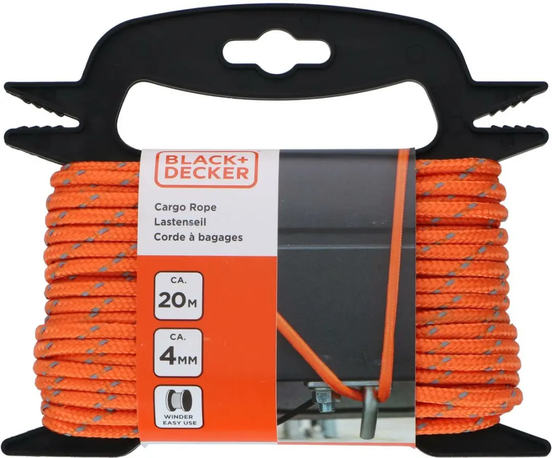 BLACK+DECKER Spanband met Oproller 20m