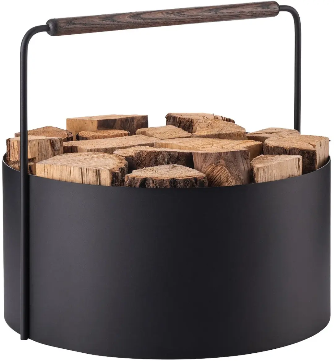 Blomus ASHI Haardhoutmand 42x45cm - Bruin Eiken