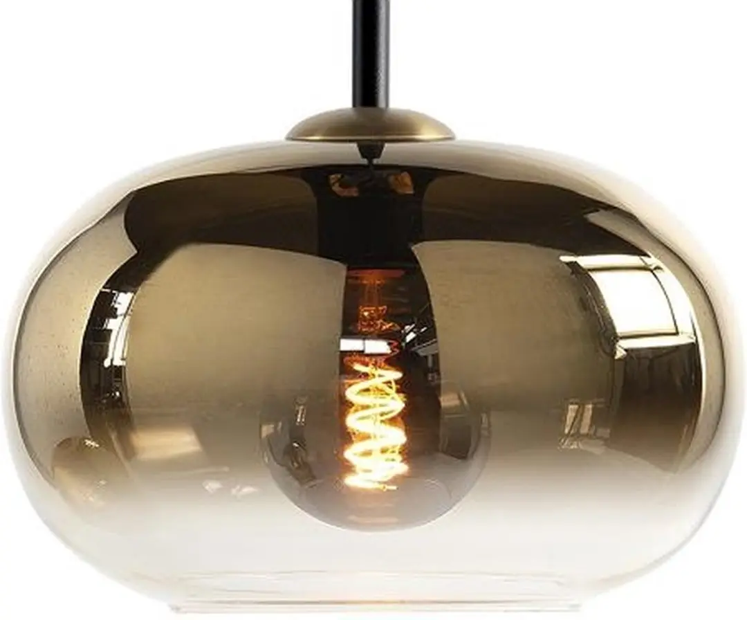 Highlight Bellini Hanglamp 5 Lichtpunten - Goud/Zwart