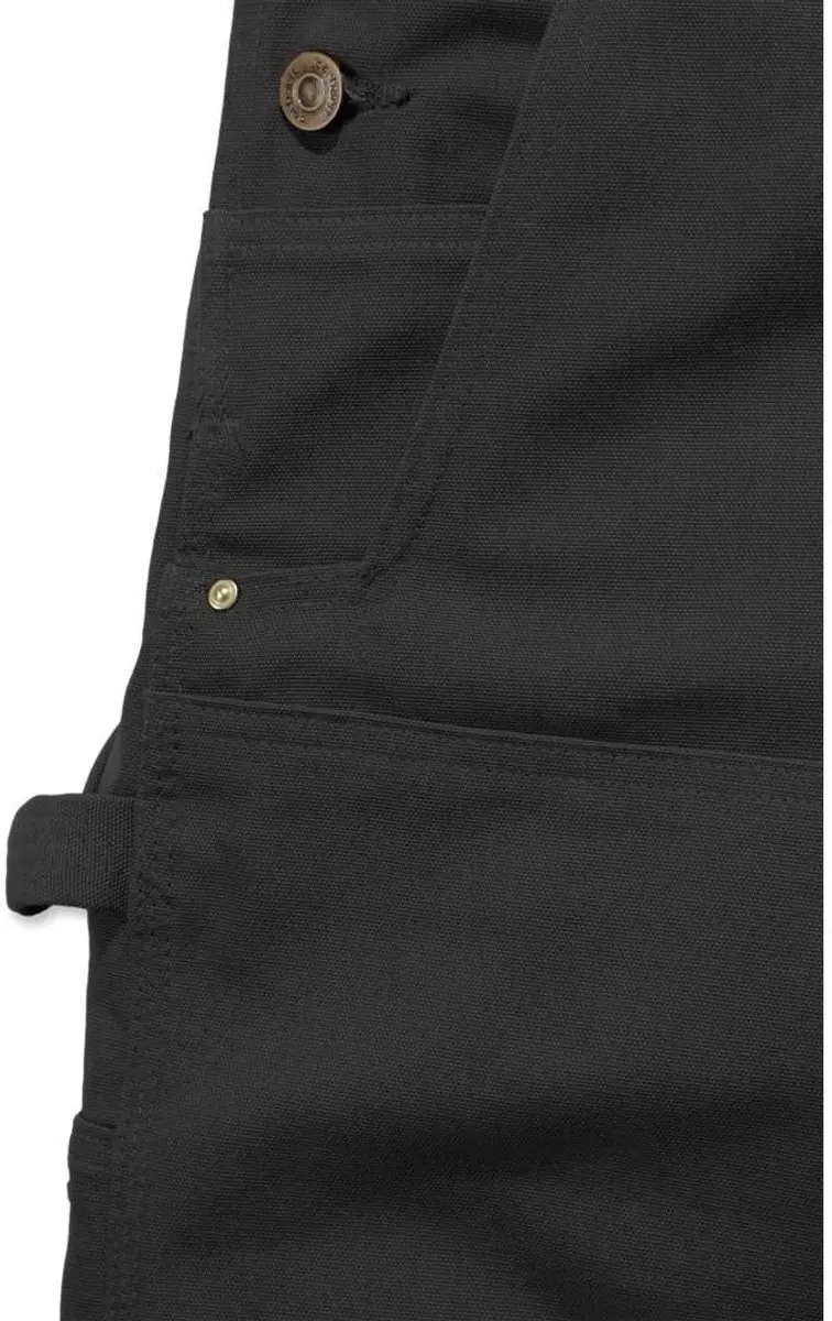 Carhartt Duck Bib Overall - Maat 34 - Zwart