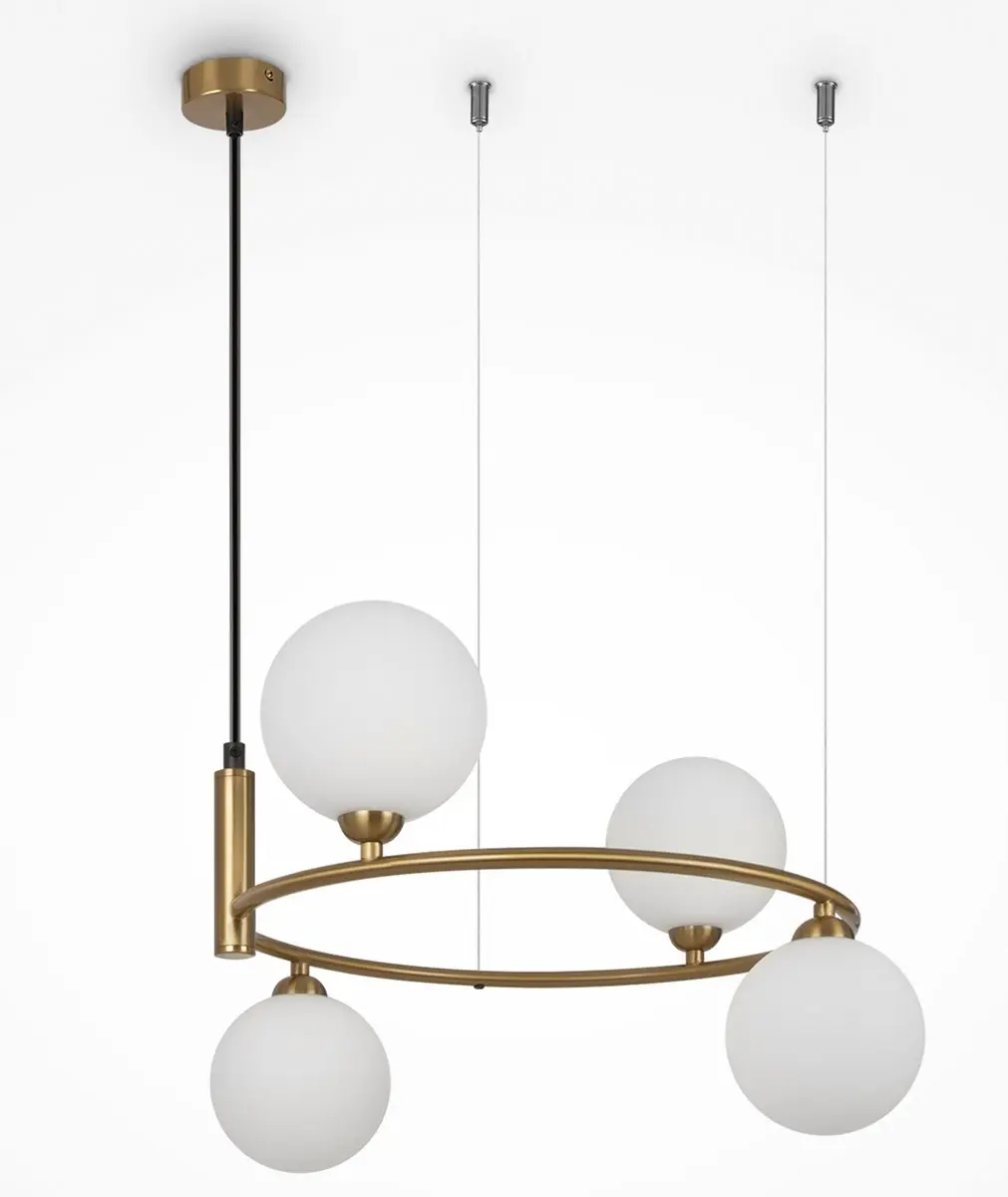 Maytoni Ring Hanglamp - Goud - Ø40cm