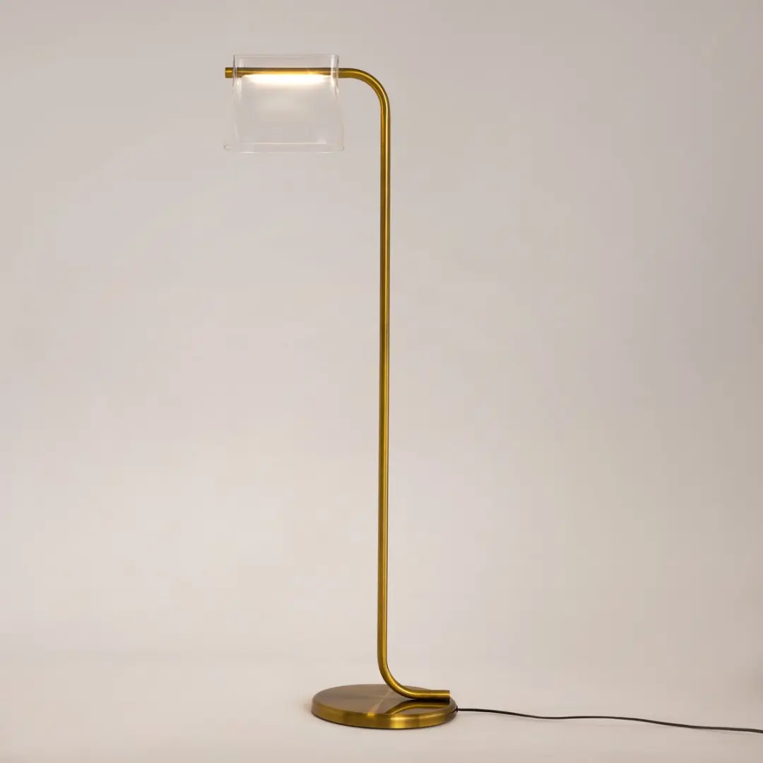 Maytoni Vloerlamp Cabaret Messing - 8W 3000K