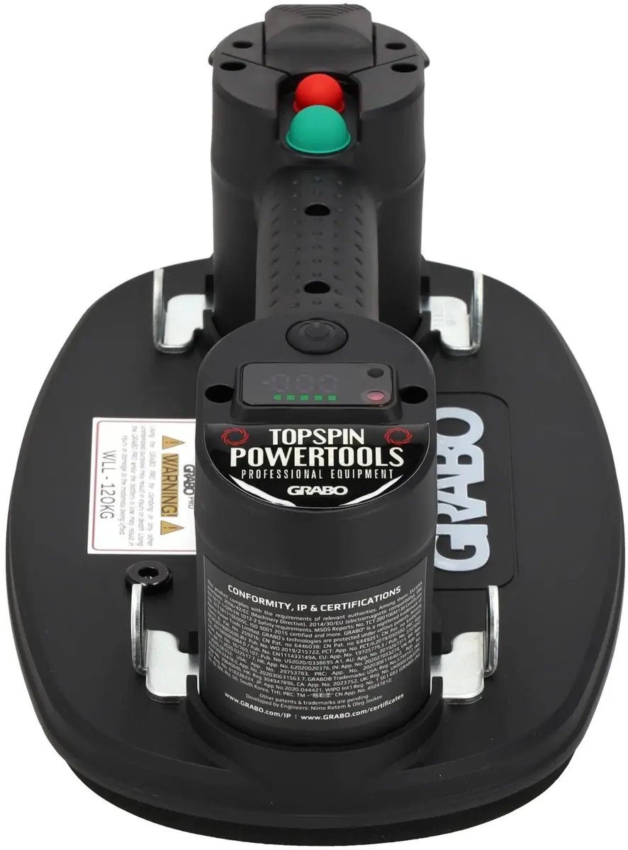 Grabo Pro Koffer Elektrische Vacuümzuiger 120kg - Zwart