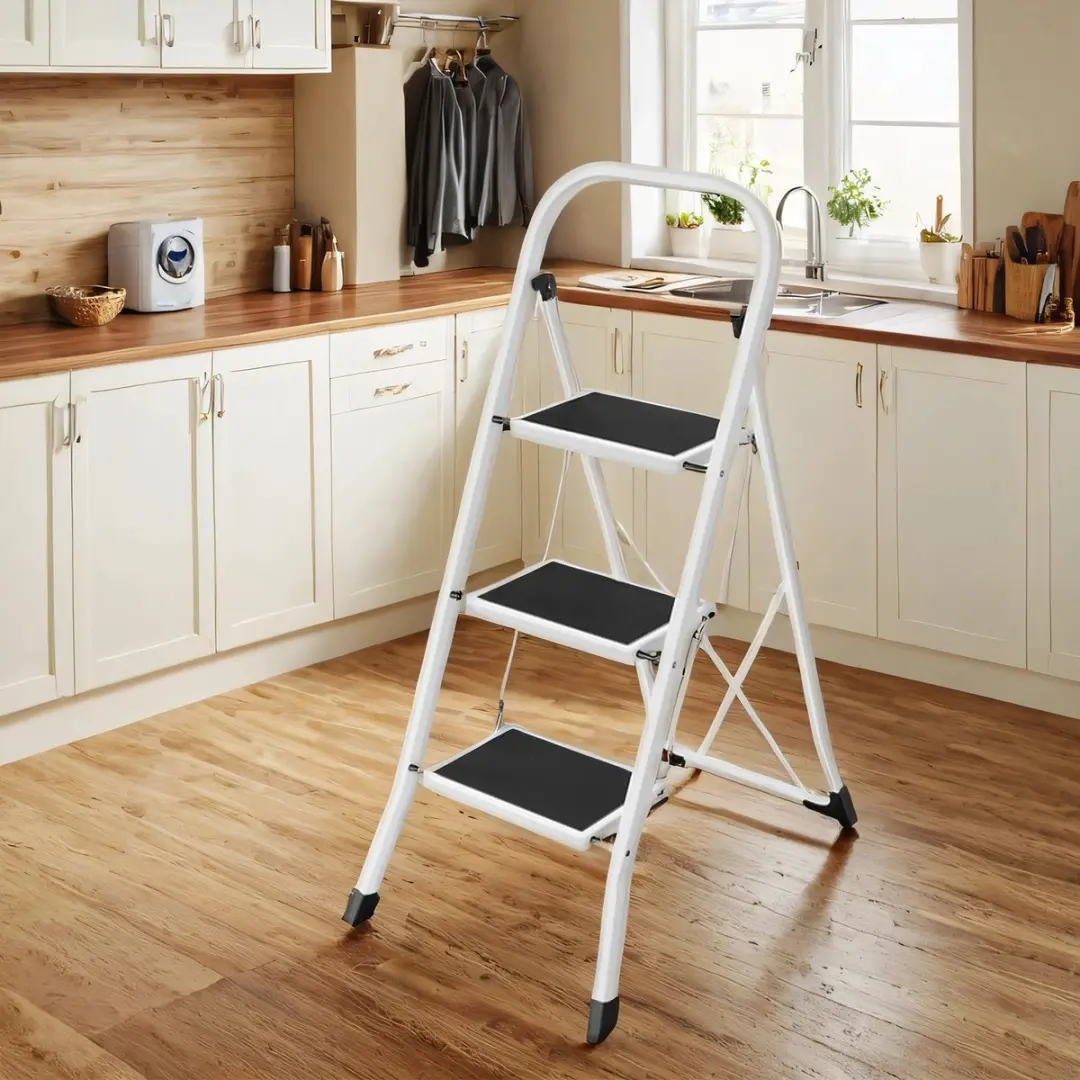 Songmics Trapladder 3 Treden - Opklapbaar - afbeelding 2 van 6