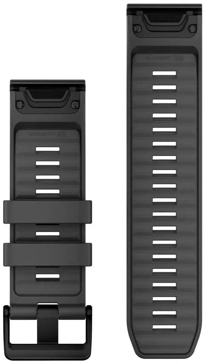 Garmin Quickfit 26 Silicone Riem - Zwart