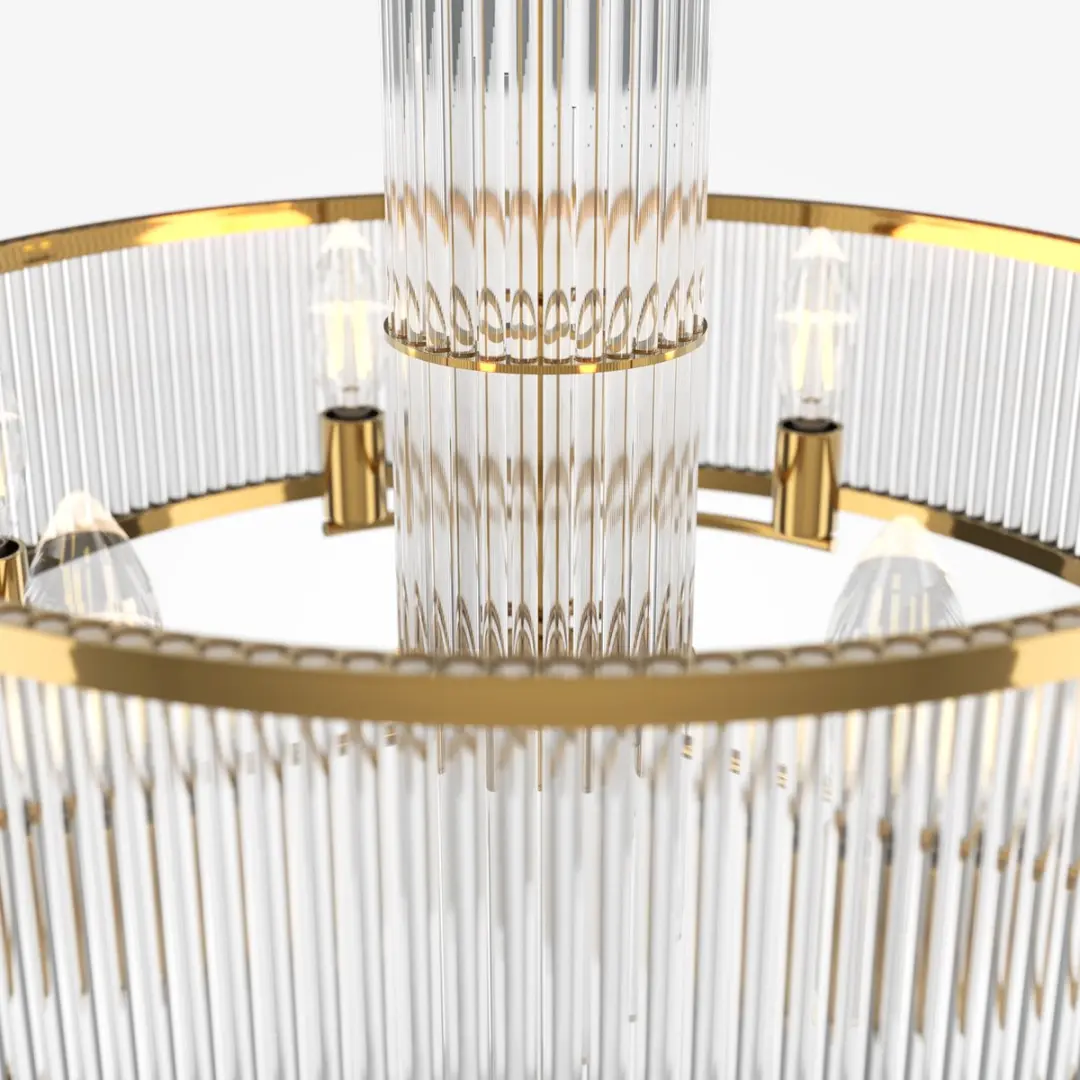 Maytoni Hanglamp Frame Goud - Ø58cm