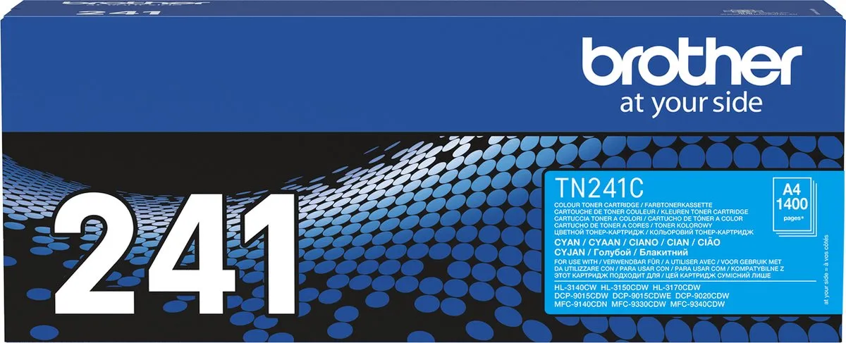 Brother TN-241C Cyaan Toner - 2500 pagina's