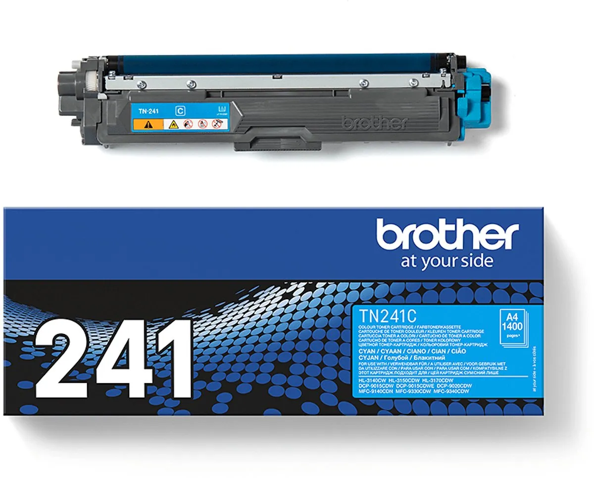 Brother TN-241C Cyaan Toner - 2500 pagina's