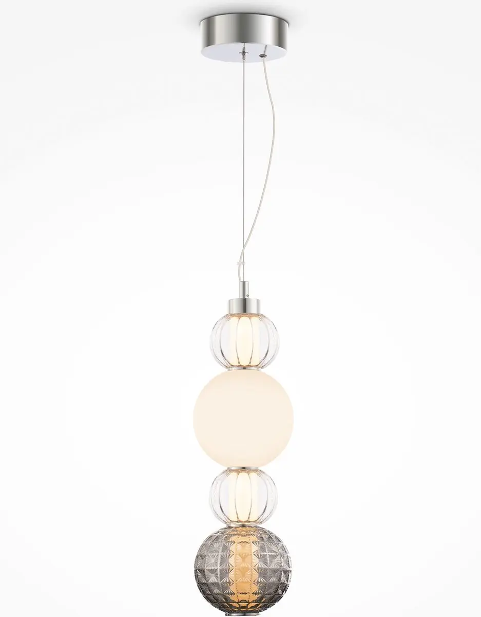 Maytoni Hanglamp Collar Chroom - Ø14,7cm