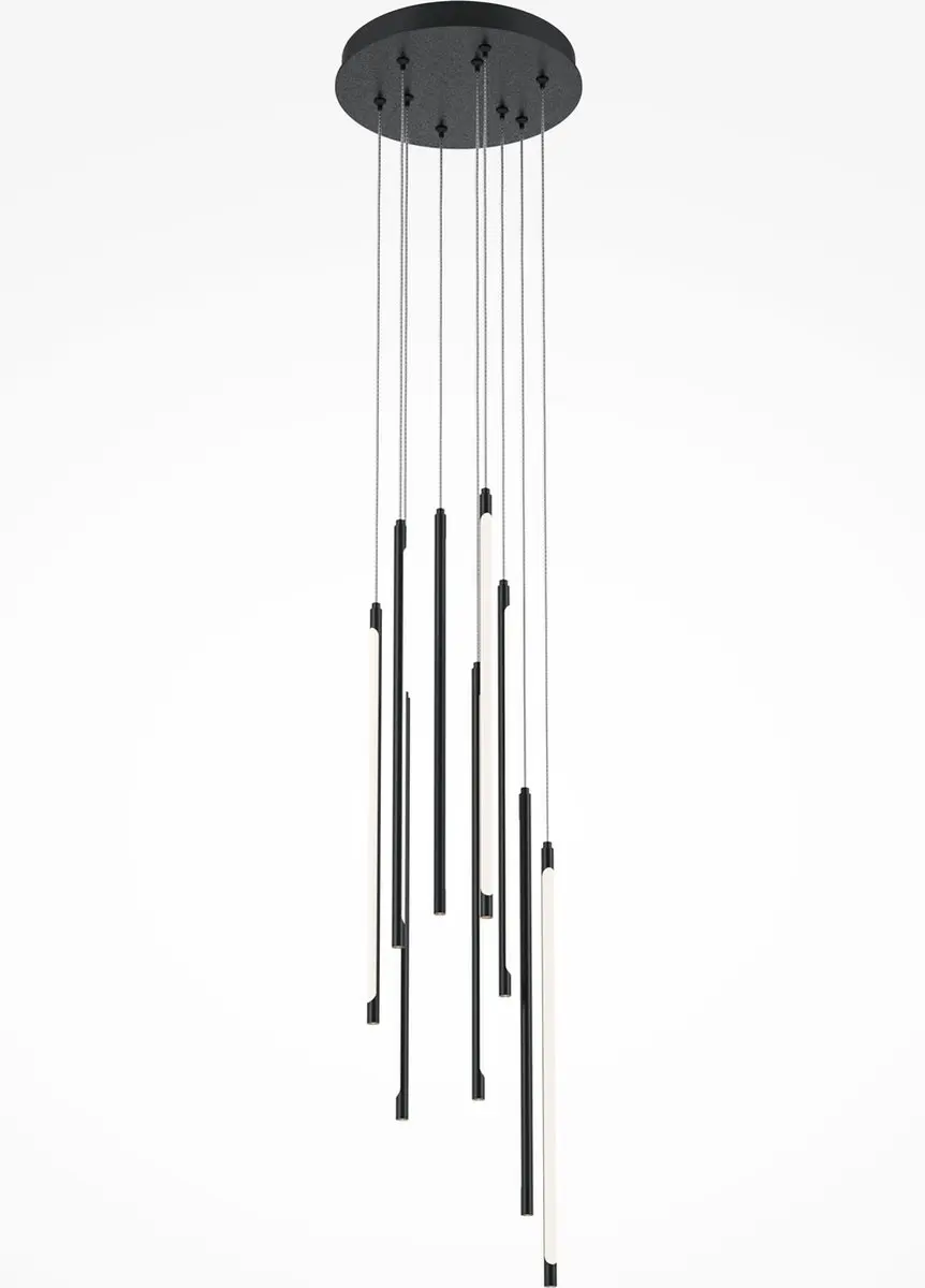 Maytoni Light Stick Hanglamp - Zwart - 46W