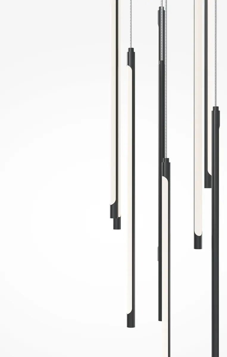 Maytoni Light Stick Hanglamp - Zwart - 46W