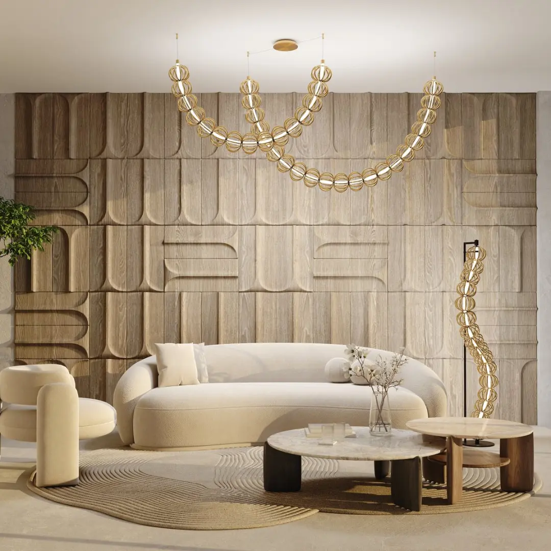Maytoni Golden Cage Hanglamp - Goud