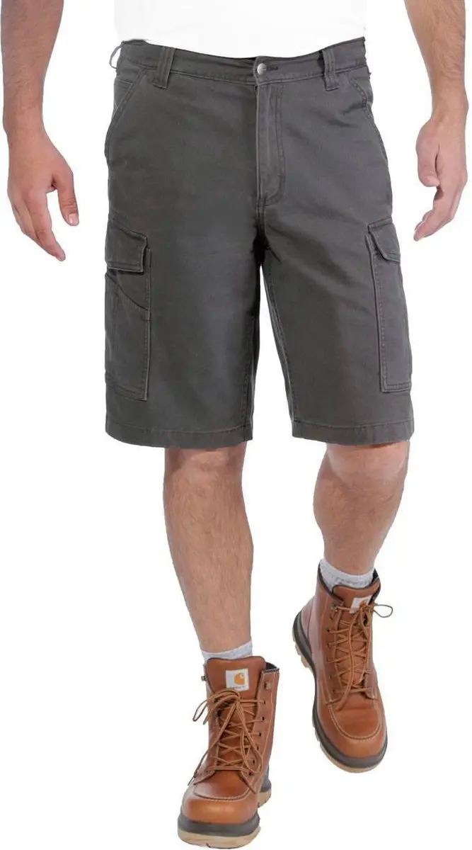 Carhartt Rugged Flex Canvas Cargo Short - Grijs - L