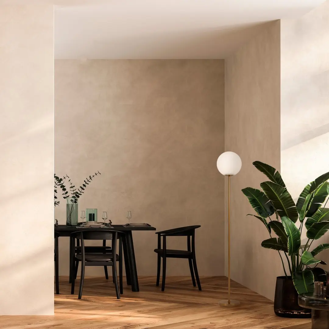 Maytoni Ring Vloerlamp - Messing - Ø25cm