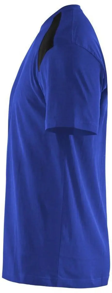 Blåkläder Bi-Colour Werkshirt - S - Blauw/Zwart
