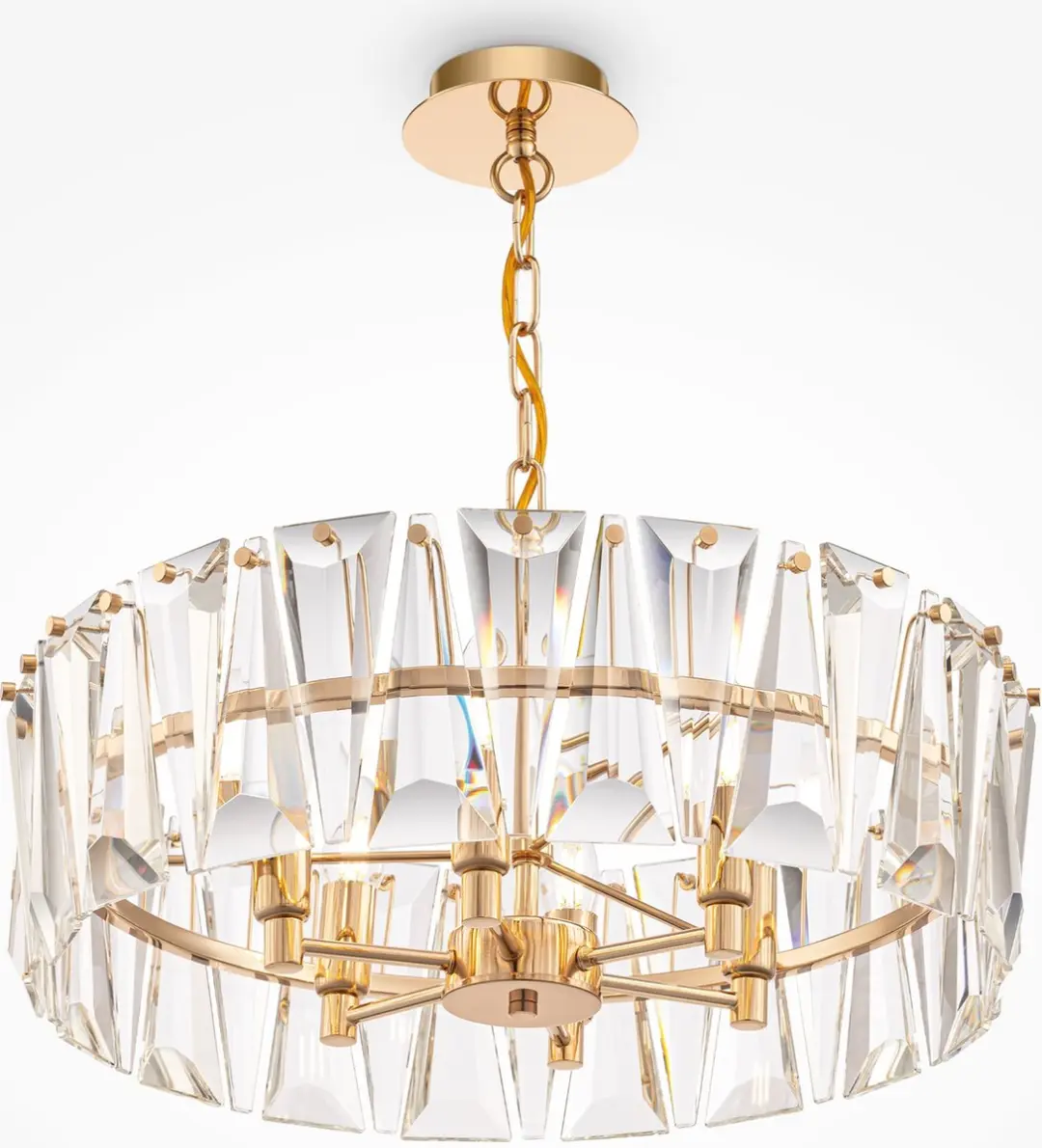 Maytoni Hanglamp Puntes Goud - Ø51,7cm