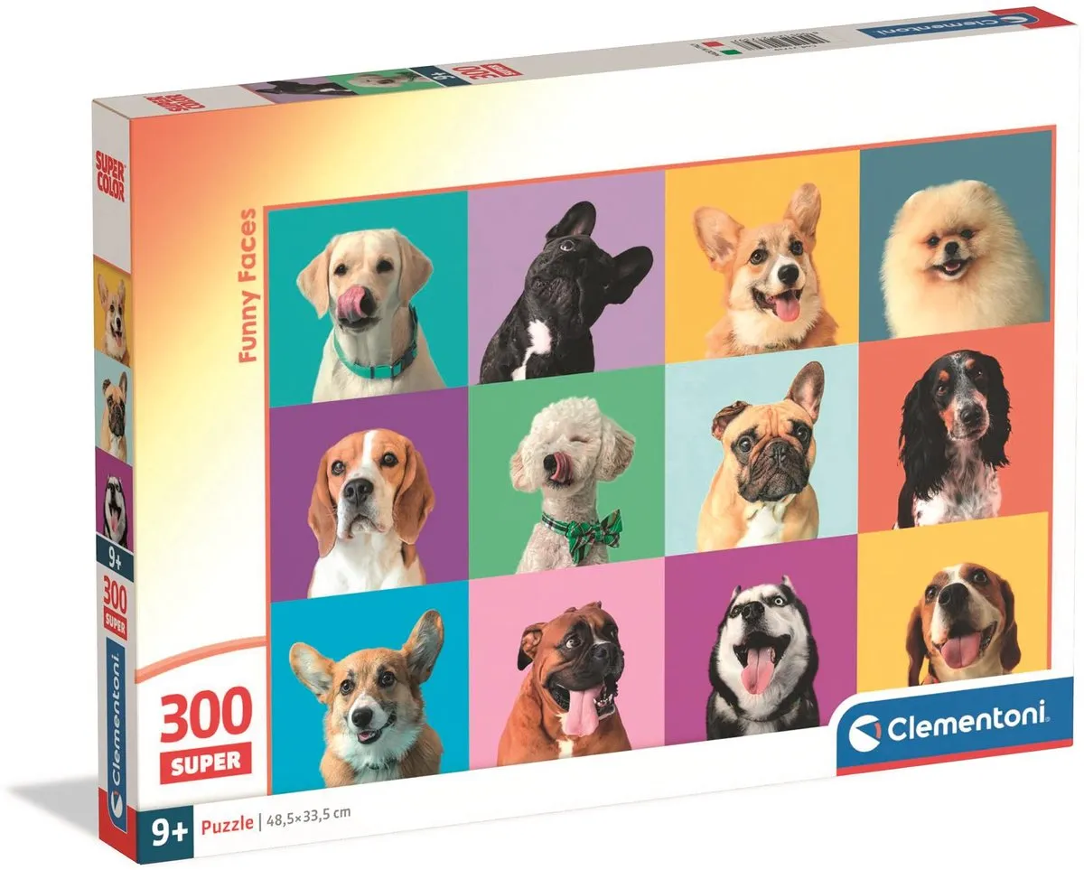 Clementoni Funny Faces Puzzel 300 Stukjes
