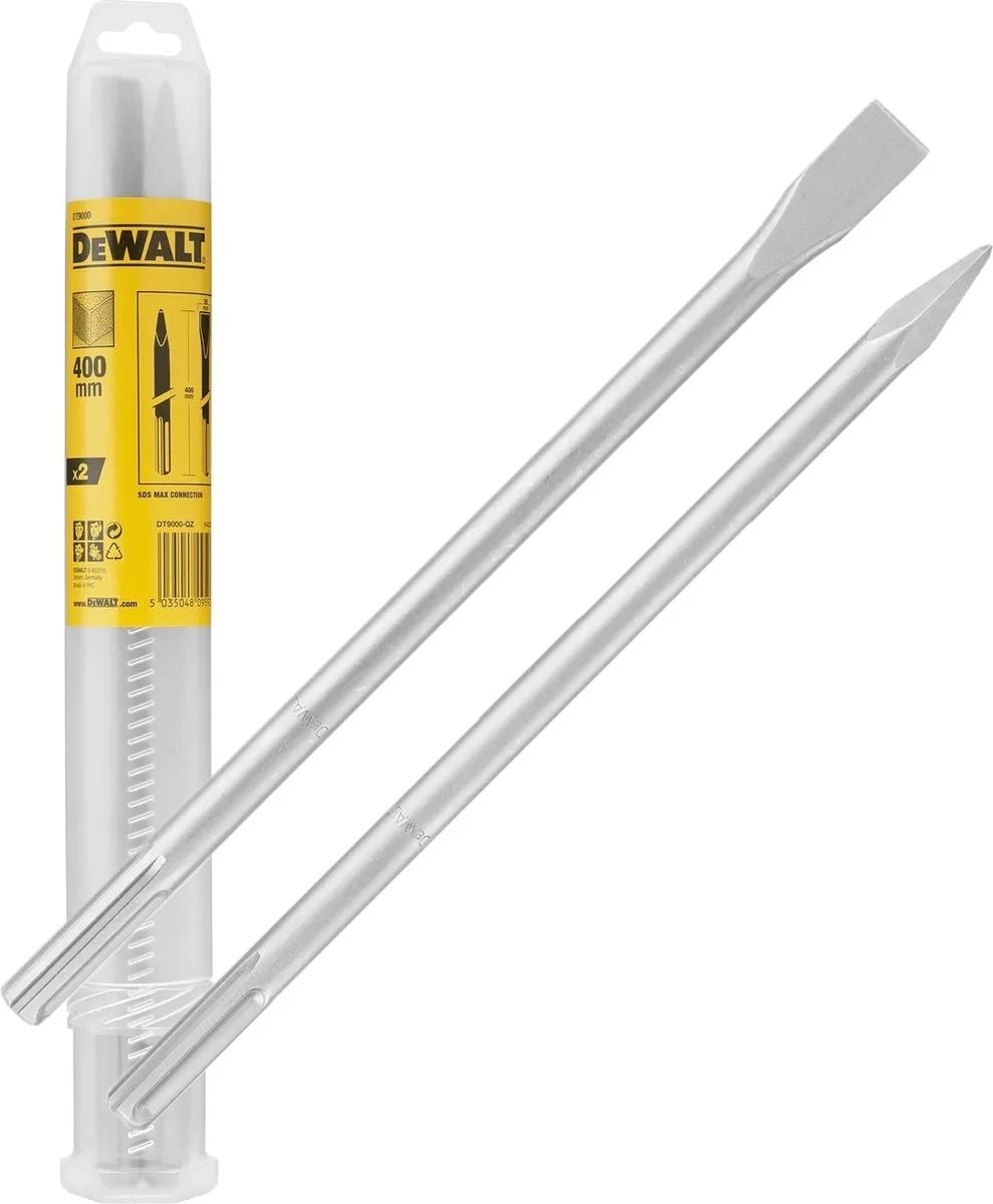 DeWalt DT9000 SDS-Max Beitelset - 2-delig