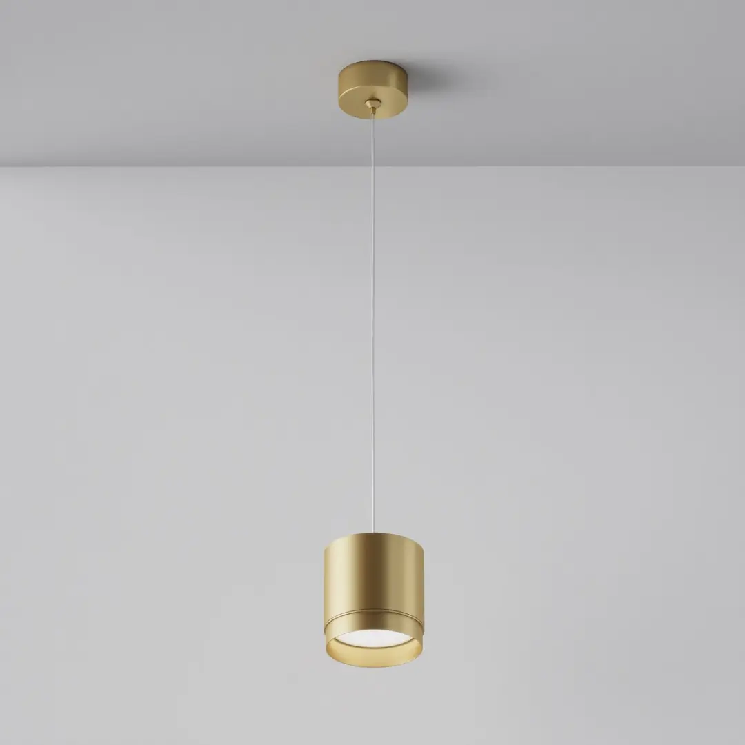 Maytoni Hanglamp Polar Mat Goud - Ø8,2cm