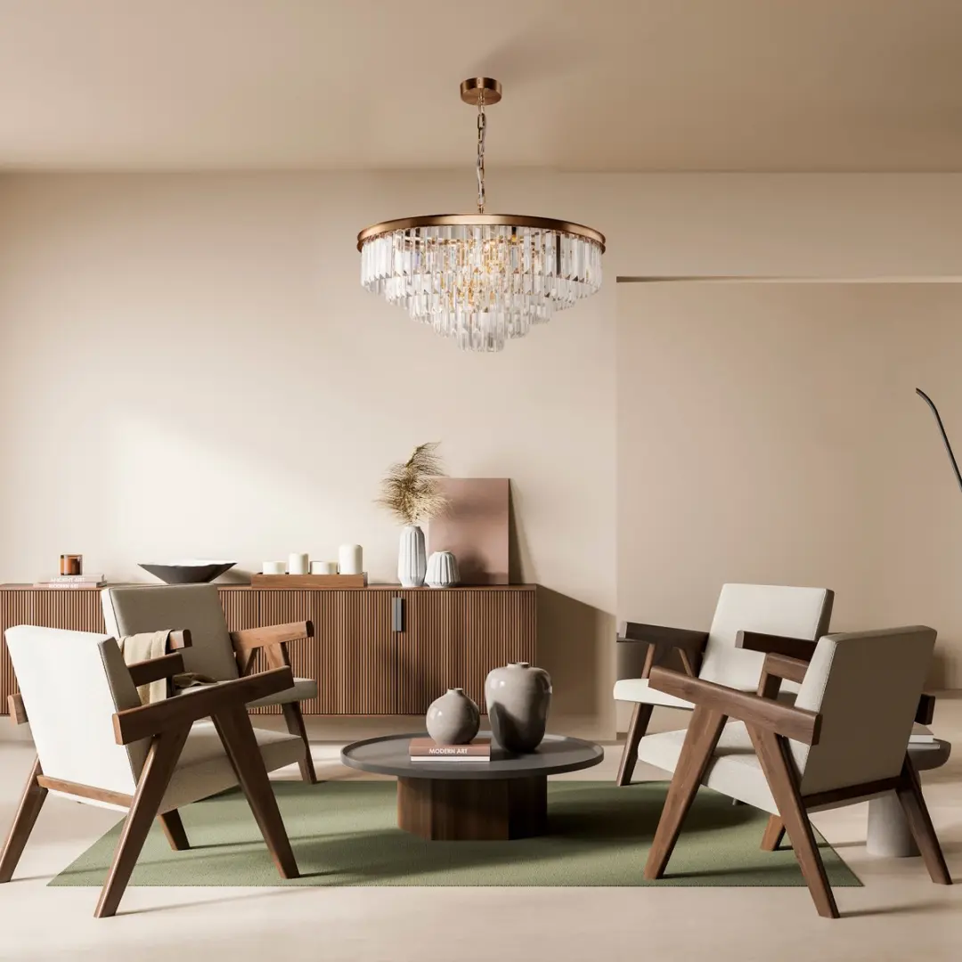 Maytoni Revero Hanglamp - Messing - Ø70cm