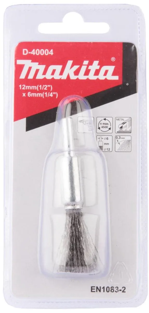 Makita D-40004 Verfkwast 12mm - Stalen schacht