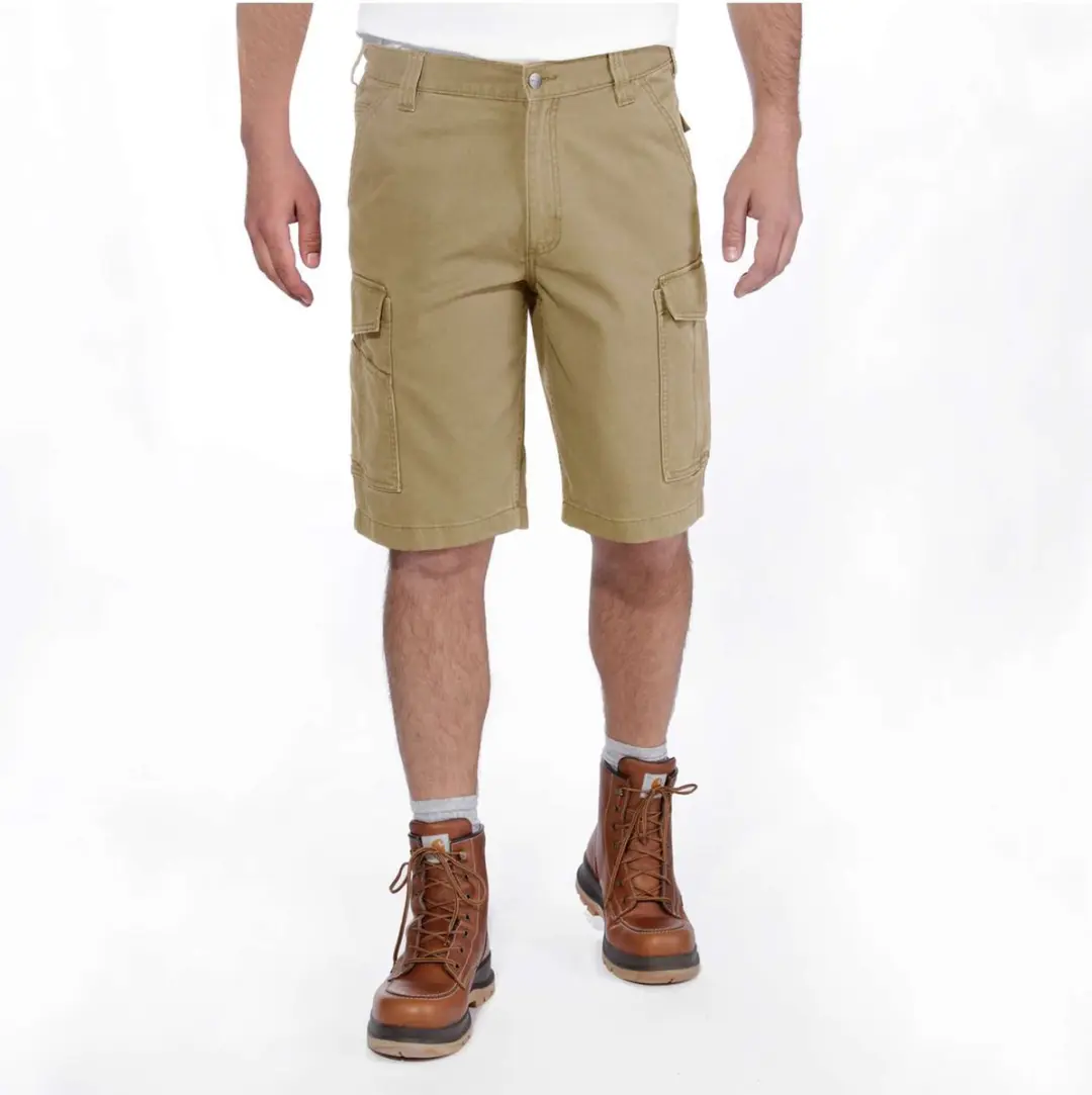 Carhartt Rugged Flex Canvas Cargo Short - L - Donker Khaki