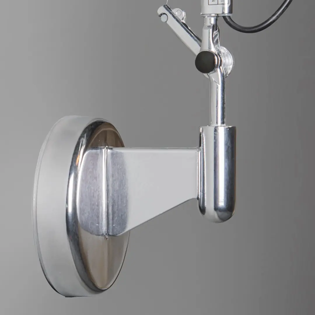 Artemide Tolomeo Wandbeugel Ø10cm - Aluminium Grijs