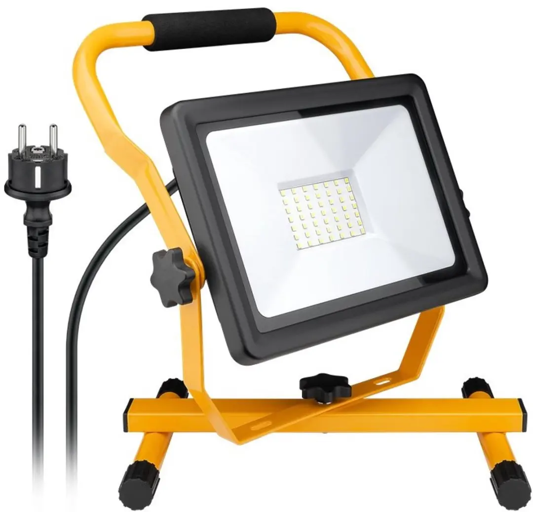 Goobay LED Bouwlamp 50W - 50 Lichtpunten - Zwart/Geel