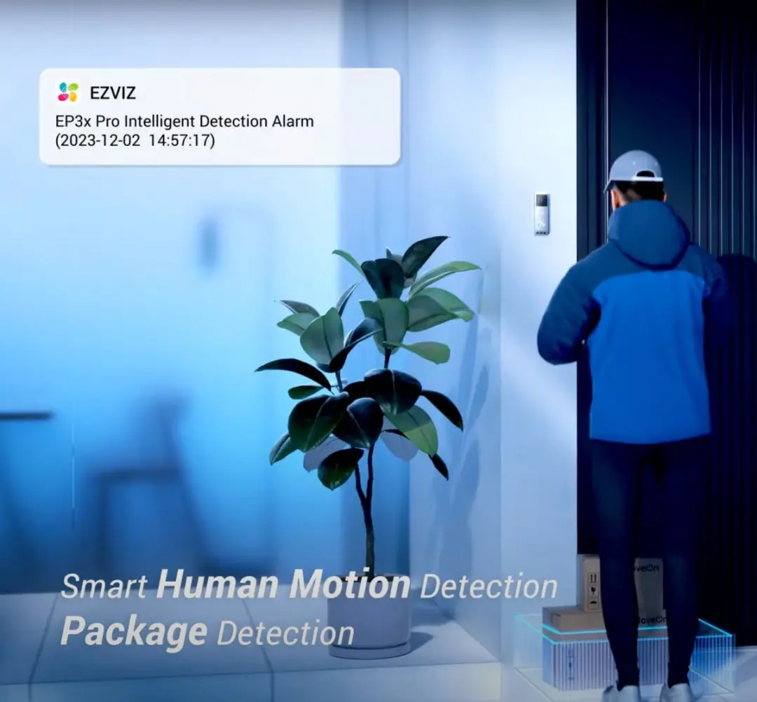 EZVIZ HB8 Pro 4K Buitencamera + EP3x Pro Videodeurbel - 360° AI Detectie