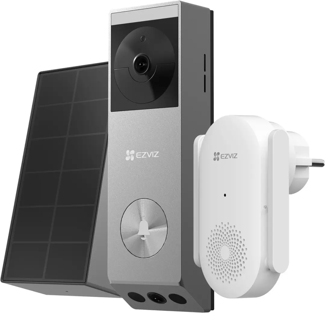 EZVIZ HB8 Pro 4K Buitencamera + EP3x Pro Videodeurbel - 360° AI Detectie