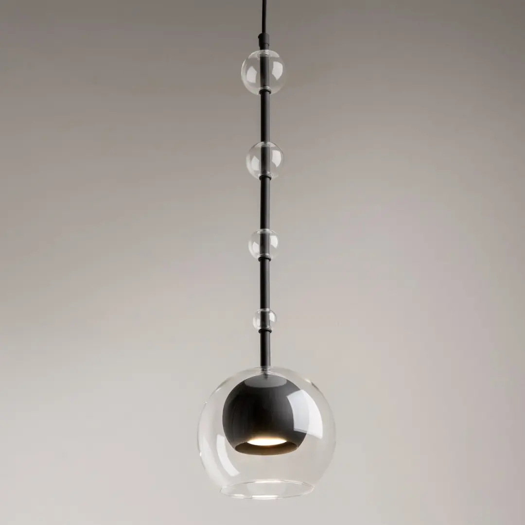 Maytoni Hanglamp Ros Ø16cm - Zwart