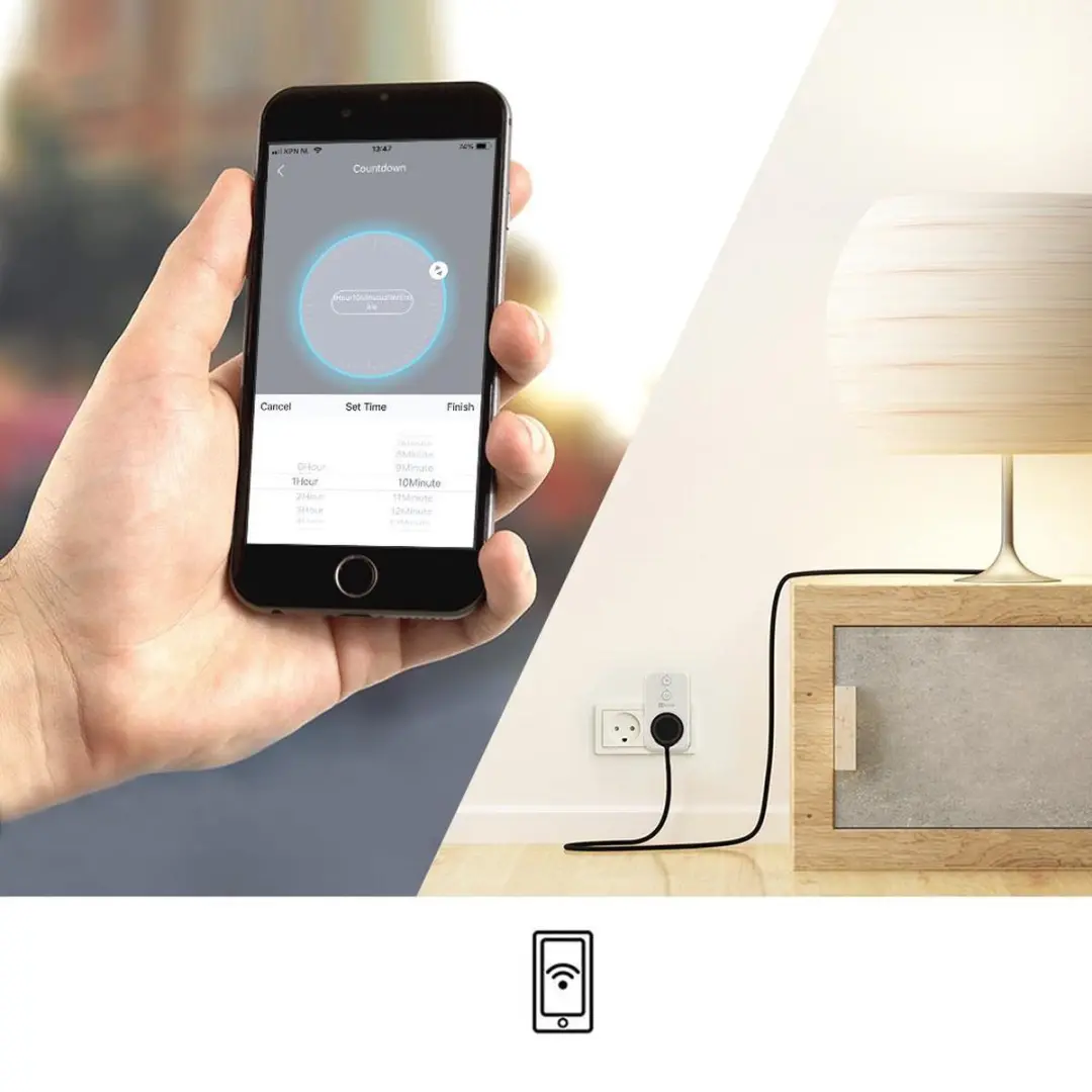 EZVIZ T31 Smart Plug - Energiemeting - Wit