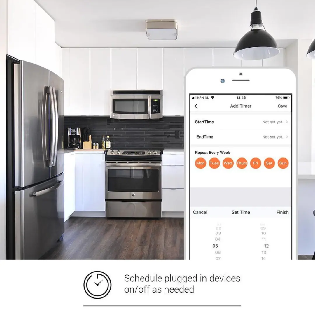 EZVIZ T31 Smart Plug - Energiemeting - Wit