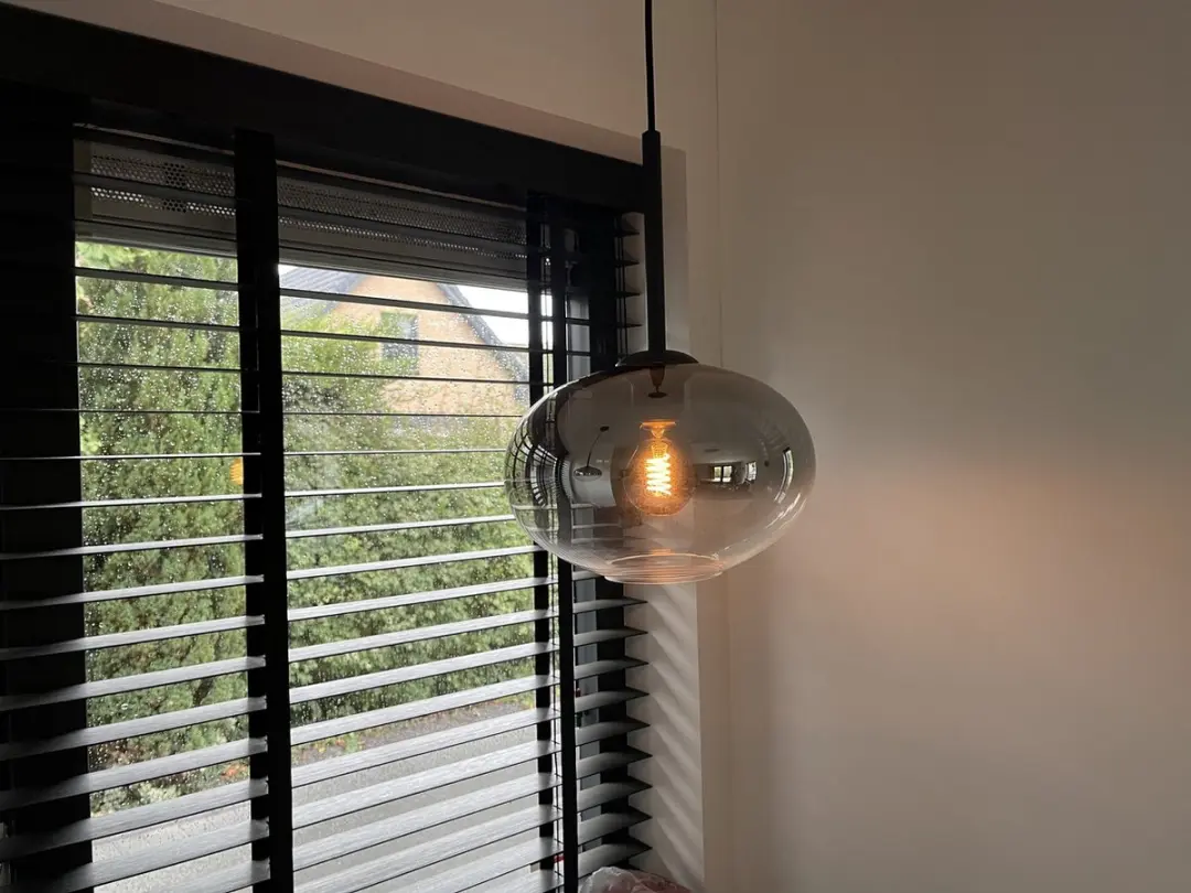 Highlight Bellini Hanglamp - Smoke & Zwart - 6 Lichtpunten - Ø26cm