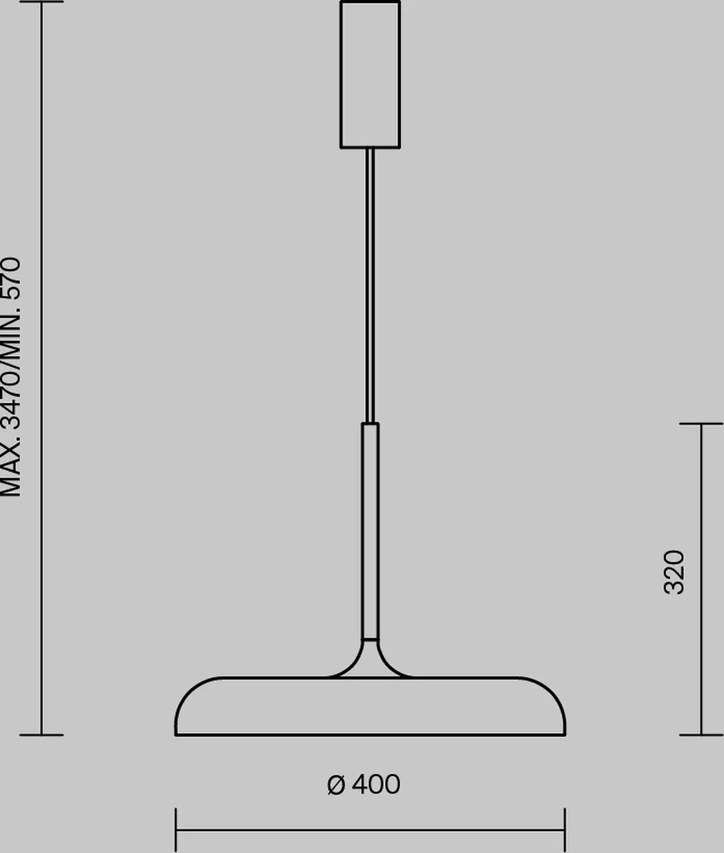 Maytoni Hanglamp Gerhard Ø40cm - Grijs