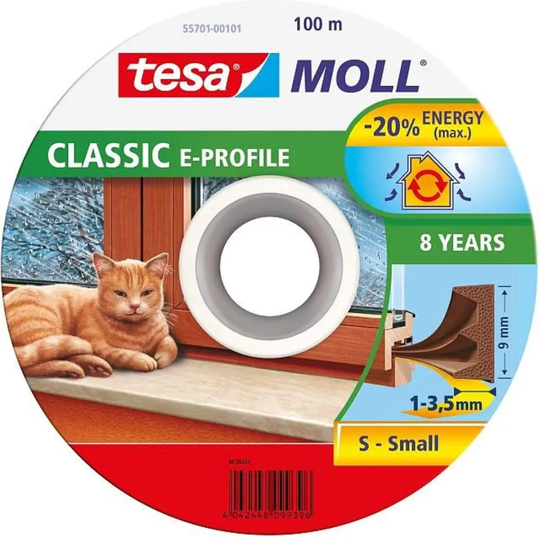 Tesa tesamoll Rubberprofiel E