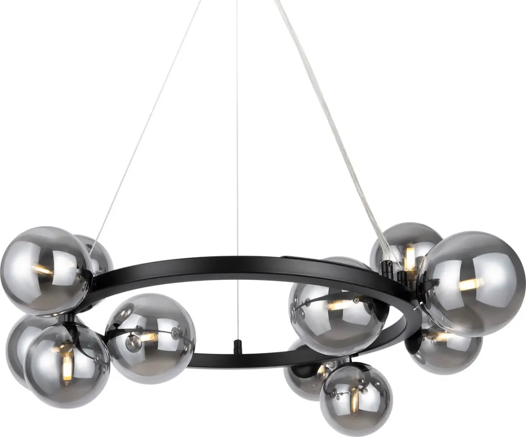 Maytoni Dallas Hanglamp - Ø67cm - 11 Lichtpunten - Zwart