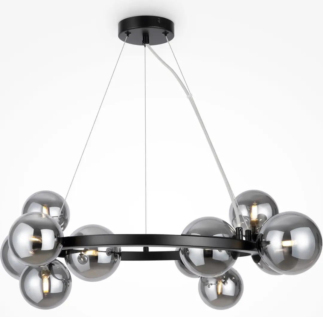 Maytoni Dallas Hanglamp - Ø67cm - 11 Lichtpunten - Zwart
