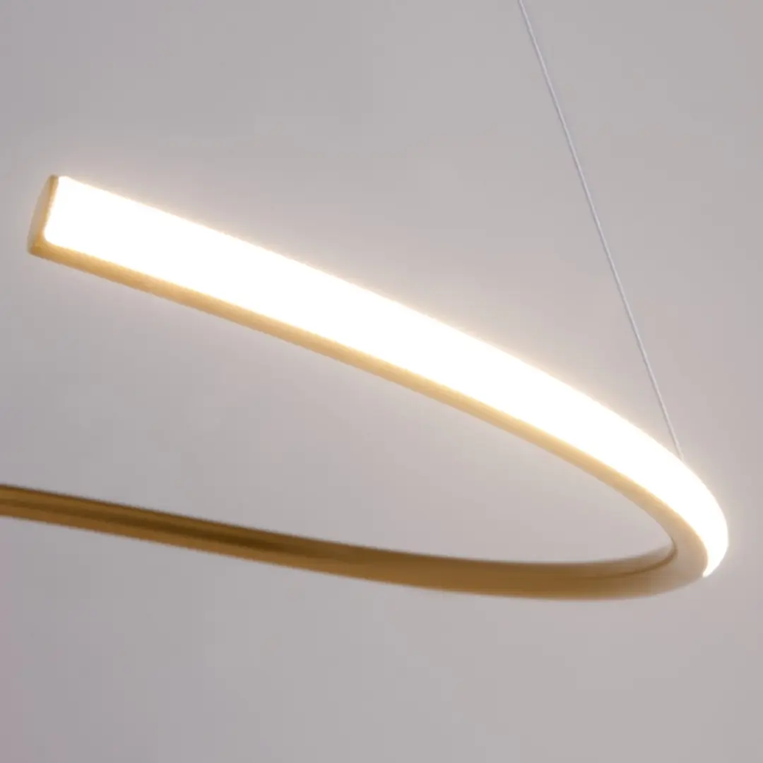 Maytoni Curve Hanglamp - Ø60cm - Goud