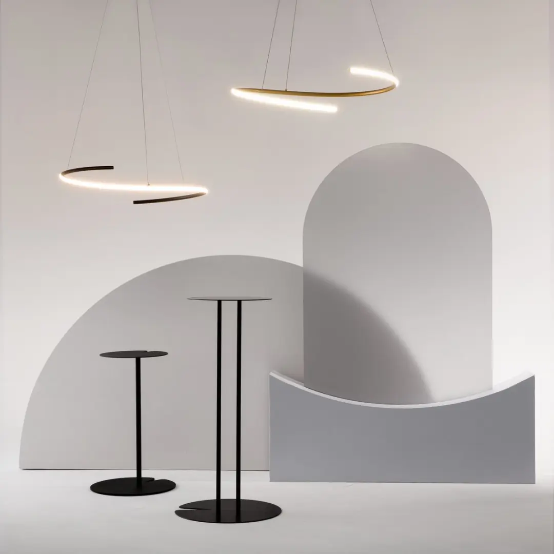 Maytoni Curve Hanglamp - Ø60cm - Goud