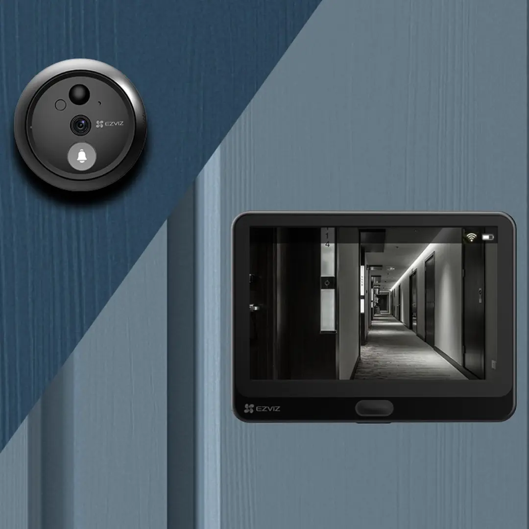 EZVIZ HP4 Draadloze Deurspion-deurbel 1080p - Zwart