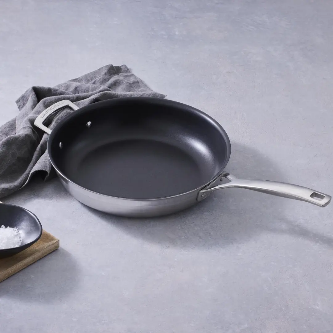Le Creuset RVS Koekenpan 28cm
