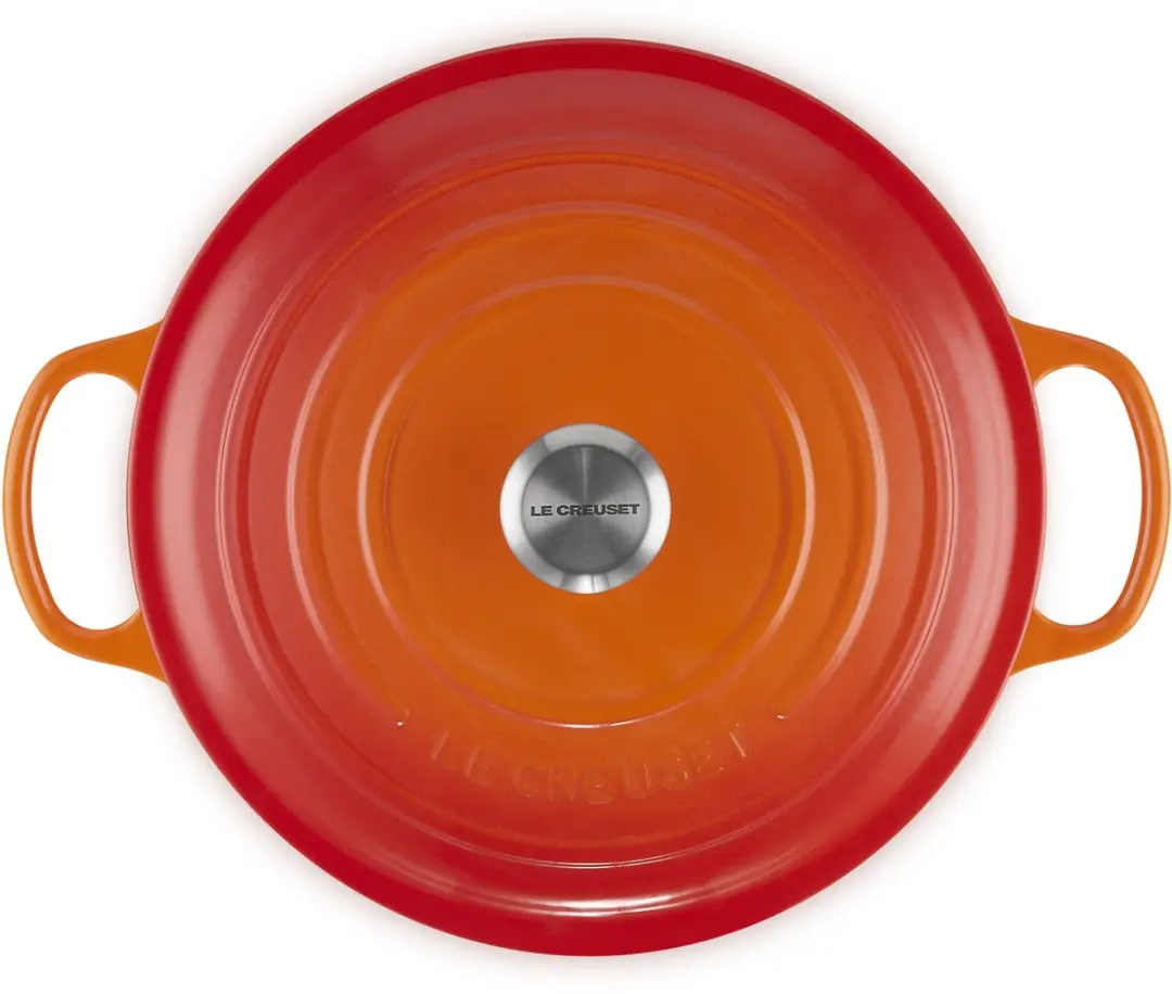 Le Creuset Signature Braadpan Oranjerood Ø 30cm - 6,20L - 3 Stuks