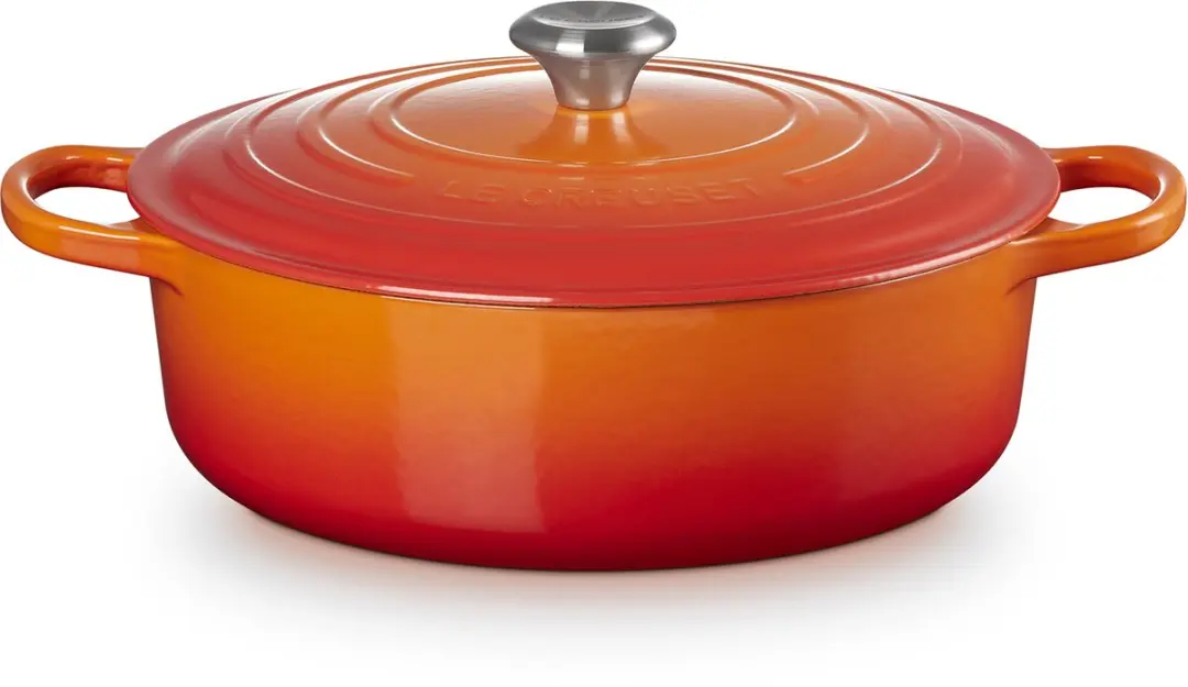 Le Creuset Signature Braadpan Oranjerood Ø 30cm - 6,20L - 3 Stuks
