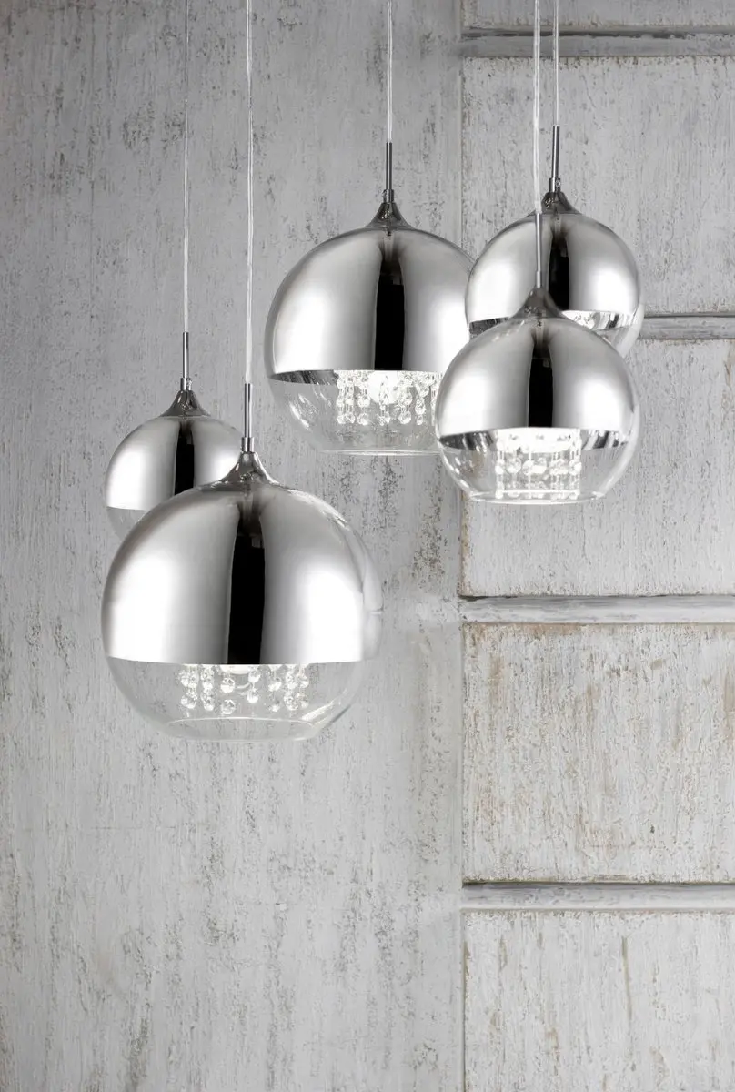 Maytoni Hanglamp Fermi Nikkel - 5 Lichtpunten