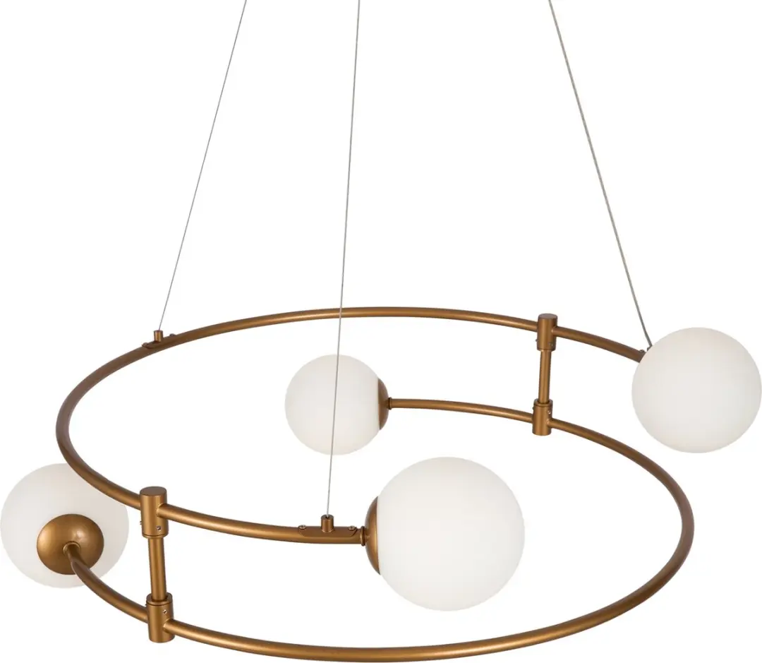Maytoni Hanglamp Balance Goud - 4x40W - Ø61cm