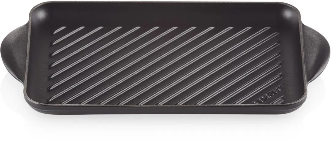Le Creuset Tradition Grillplaat 32cm - Mat Zwart