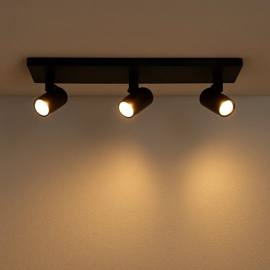 Highlight Piccolo Opbouwspot 3-voudig GU10 - 40cm - Zwart